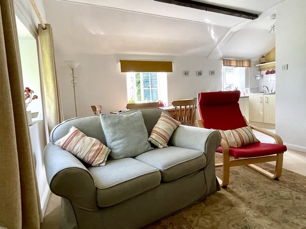 The Coach House sitting room Mevagissey House