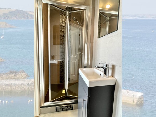 Trewollock shower Mevagissey